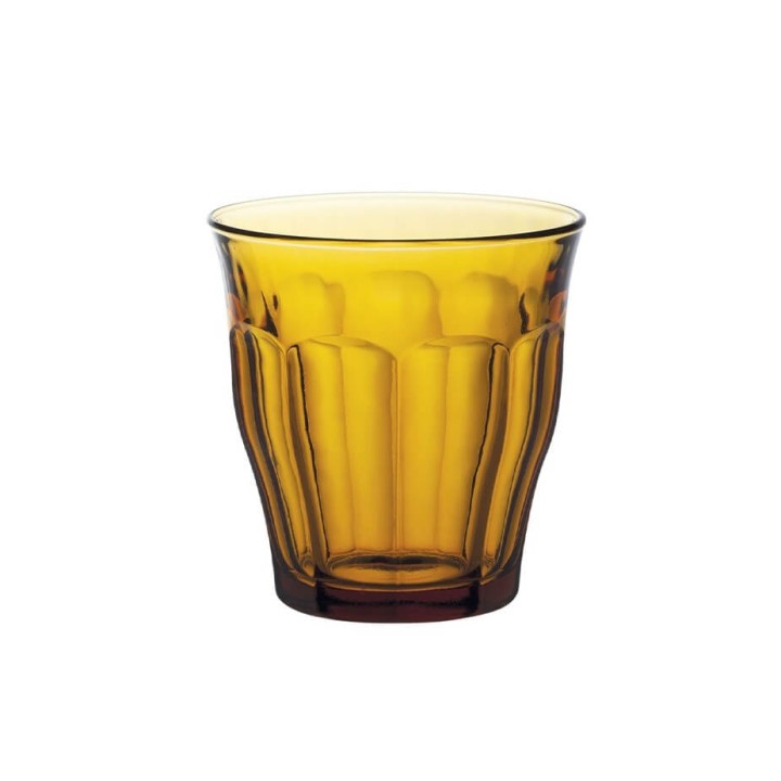 Duralex Picardie Café glass 25 cl Amber 6 pcs