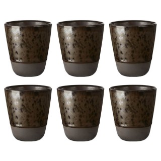 Aida RAW Insulated mug 25 cl 6 pcs Nordic Brown