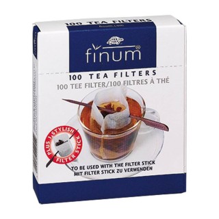 Finum tea filters, 100 pcs. for cup with stick