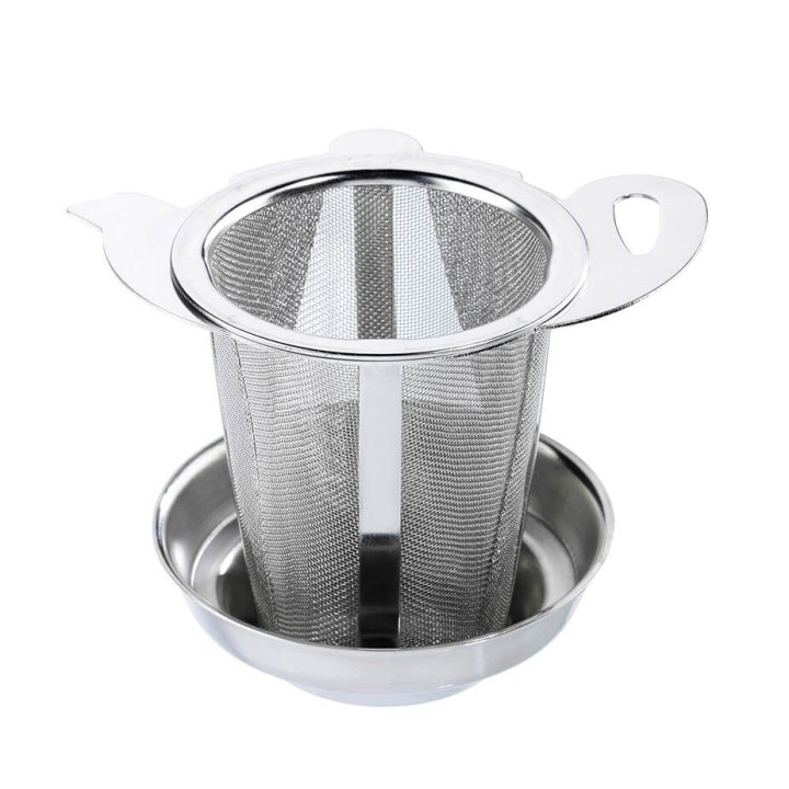 Reusable silver tea filter
