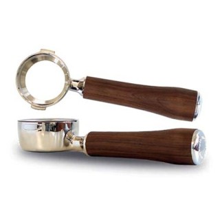 Ascaso Bottomless Portafilter - Walnut