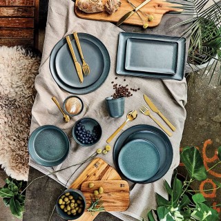 Aida RAW mug with handle 35 cl 6 pcs Northern Green