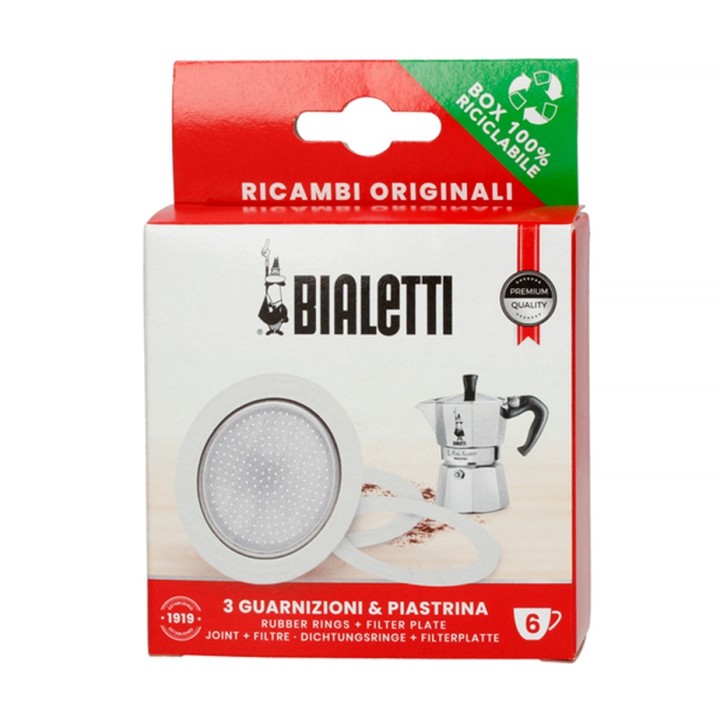 Bialetti Moka - 6-cup pack