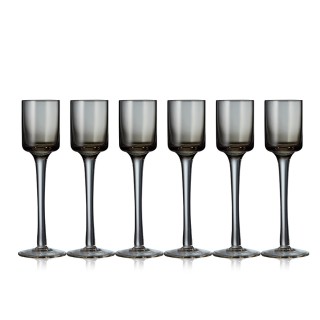 Lyngby Shot Glasses 5 cl 6 pcs Gray