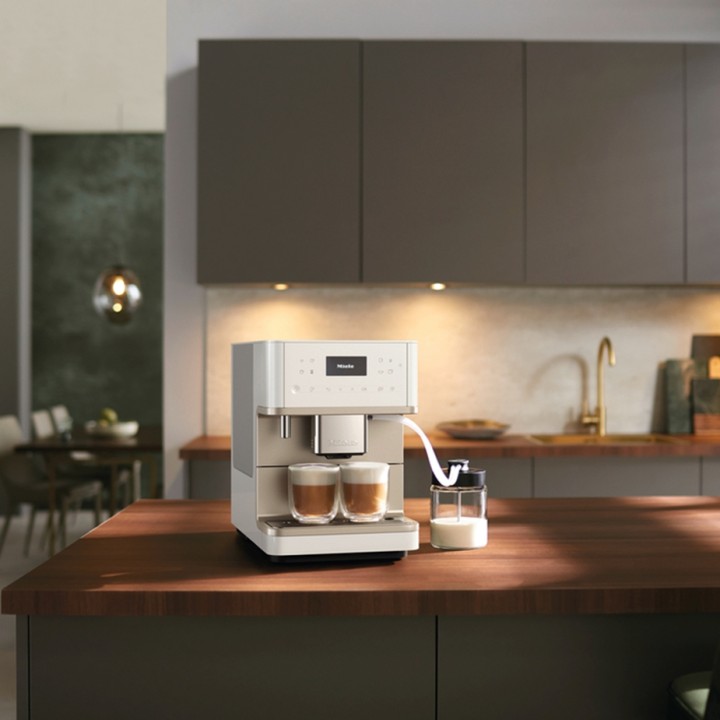 Miele CM 6360 MilkPerfection Lotus White Steel