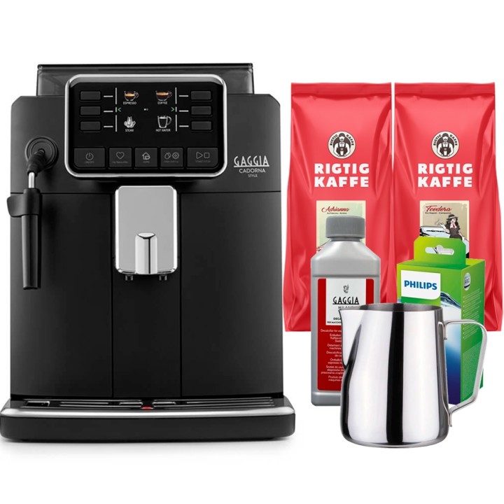 Gaggia Cadorna Style Espresso Machine Incl. Care, Milk Jug & Coffee