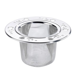 Reusable steel tea filter