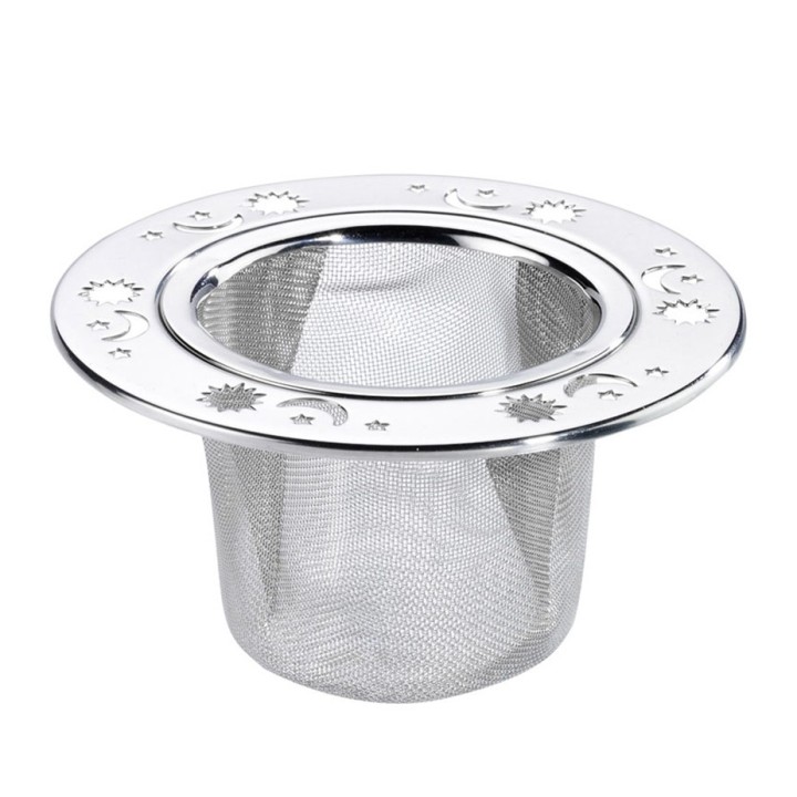 Reusable steel tea filter