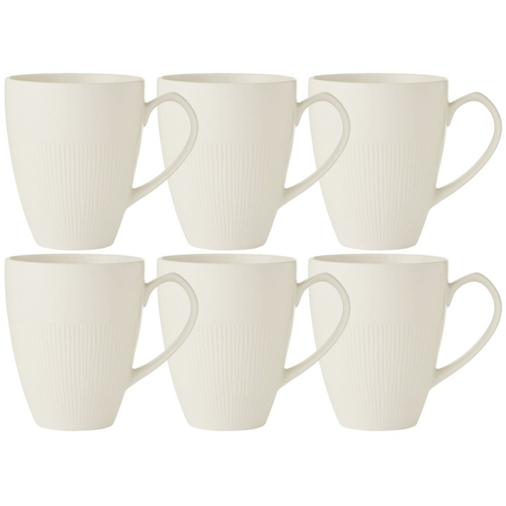 Colormix Mug 32 cl 6 pcs White
