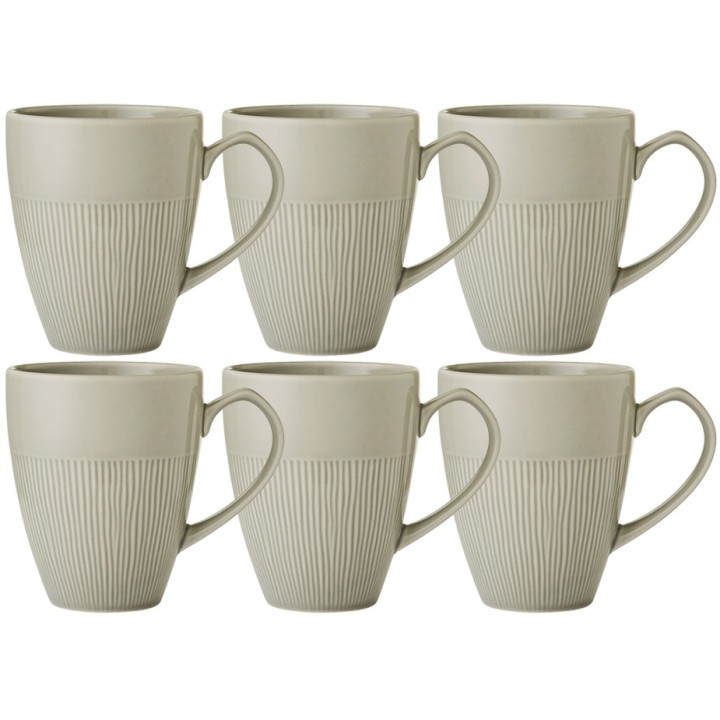 Colormix Mugs 32 cl 6 pcs Gray