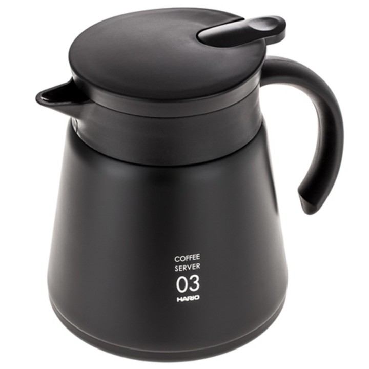 Hario V60-03 Stainless Steel Server 0.8 L Black