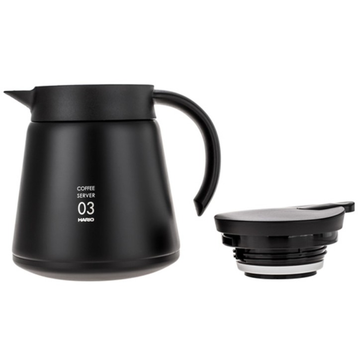 Hario V60-03 Stainless Steel Server 0.8 L Black