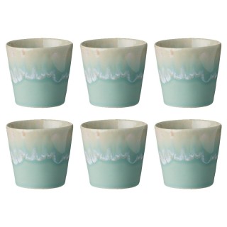 Costa Nova Stoneware Espresso Cups 10 cl 6 pcs Mint
