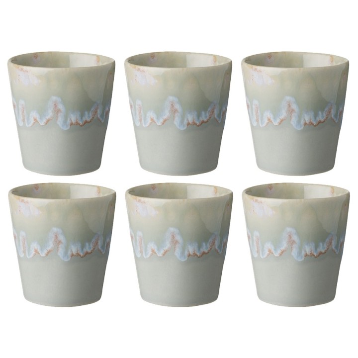 Costa Nova Stoneware Mugs 21 cl 6 pcs Gray