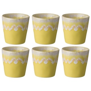 Costa Nova Stoneware Mugs 21 cl 6 pcs Yellow