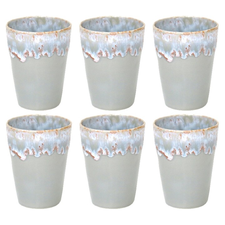 Costa Nova Stoneware Mug 38 cl 6 pcs Gray