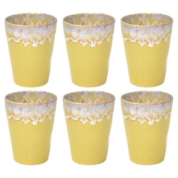 Costa Nova Stoneware Mug 38 cl 6 pcs Yellow