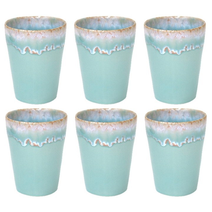 Costa Nova Stoneware Mugs 38 cl 6 pcs Mint