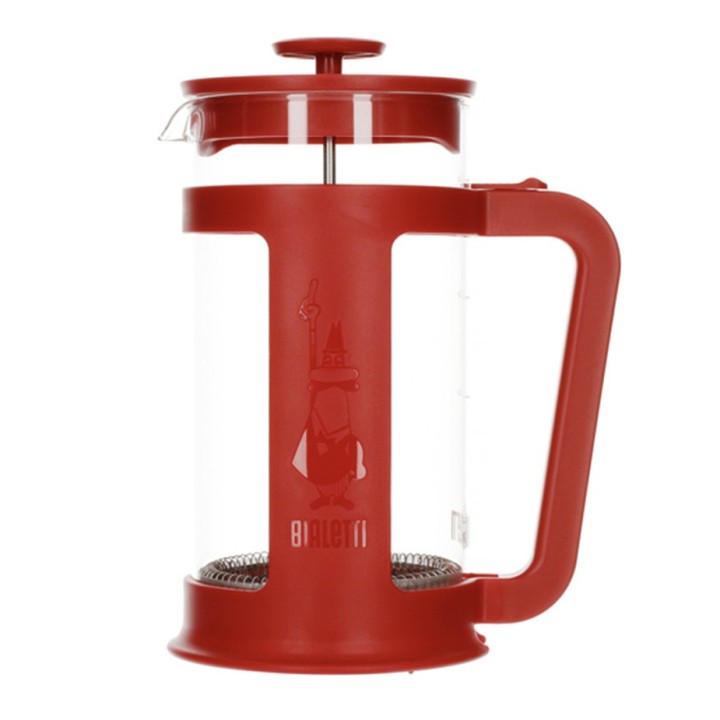 Bialetti Smart 8-Cup French Press Red