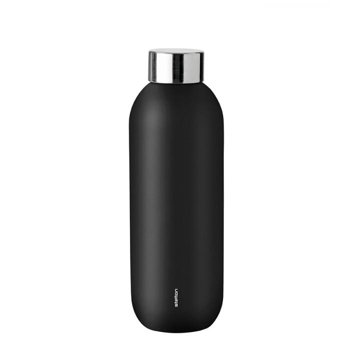 Stelton Keep Cool thermos bottle 0.6 L Black