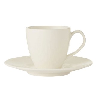 Colormix Cup with saucer 6 pcs. 0.2 L White