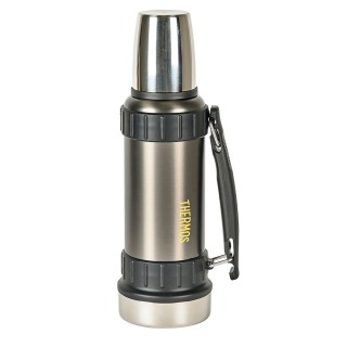 Thermos Work Thermos Bottle 1.2 L Glossy Gray