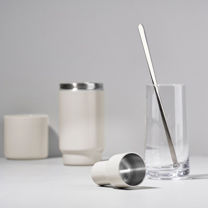 Zone Rocks Measuring Cup 3/5 cl Grey