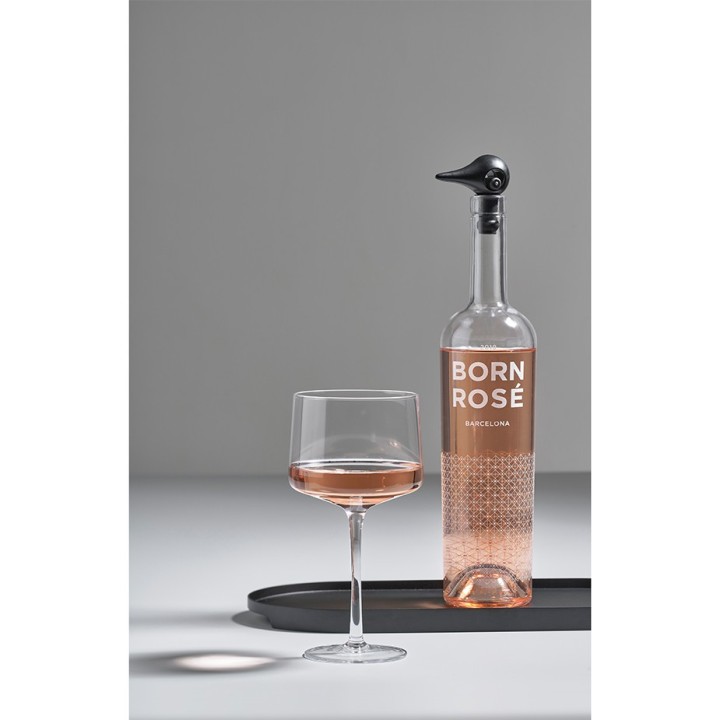 Zone Rocks Black Wine Stopper