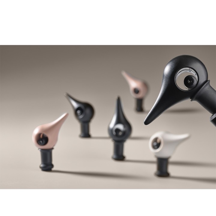 Zone Rocks Black Wine Stopper