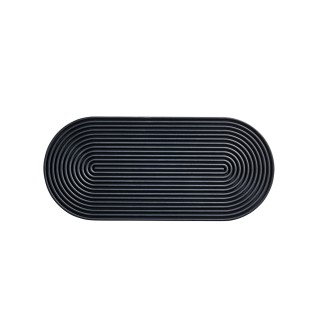 Zone Rocks cocktail mat 34.6 x 15.6 cm Black