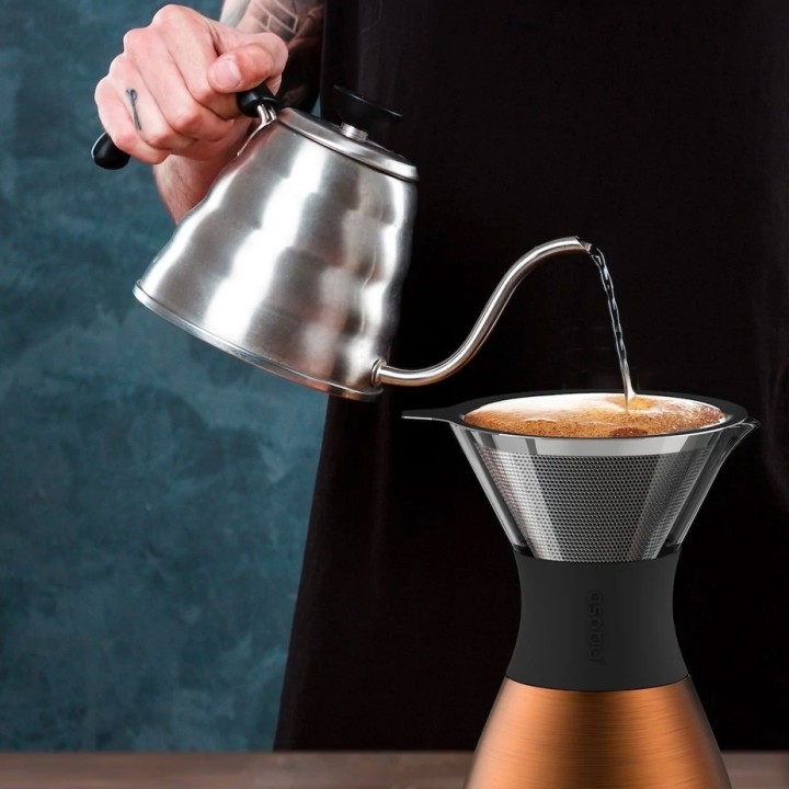 Asobu Insulated Pour Over Coffee Brewer Black
