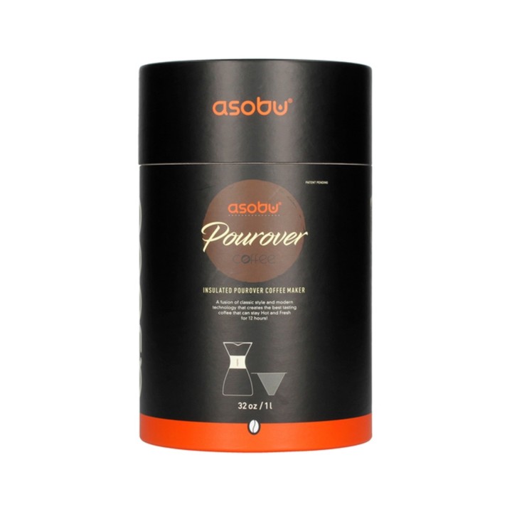 Asobu Insulated Pour Over Coffee Brewer Black