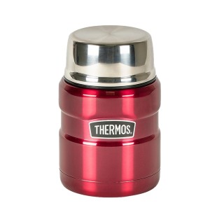 Thermos Food thermos bottle 0.47 L Dark red