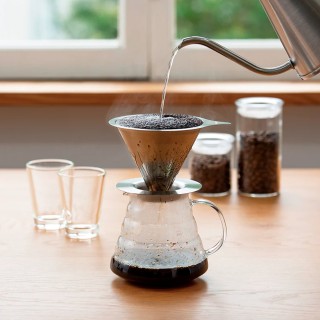 Hario V60-02 Metal Dripper 2 Cup.