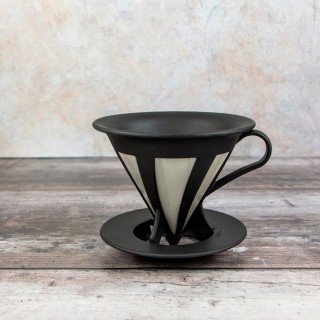 Hario Cafeor 02 Dripper Black 2-Cup.
