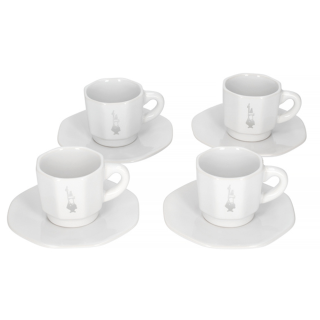 Bialetti Espresso cups incl. saucers 4 pcs