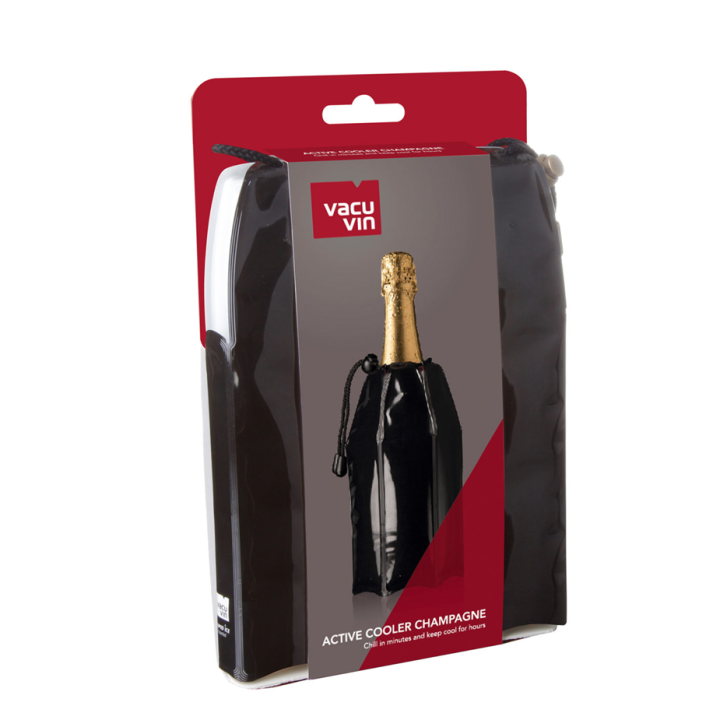 Vacu Vin Active Champagne Cooler Black