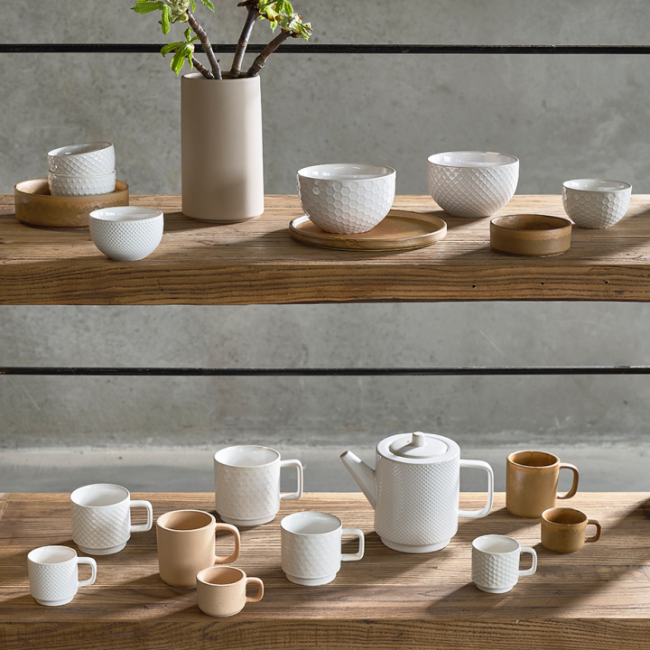 Villa Collection Elstra Teapot 1 L Off-white