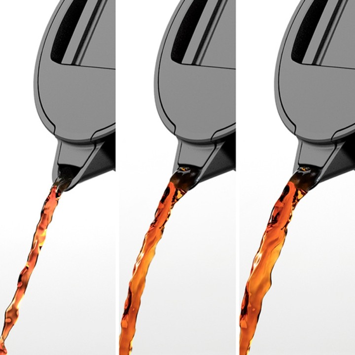 Hario V60-02 Stainless Steel Plus Server 0.6 L White