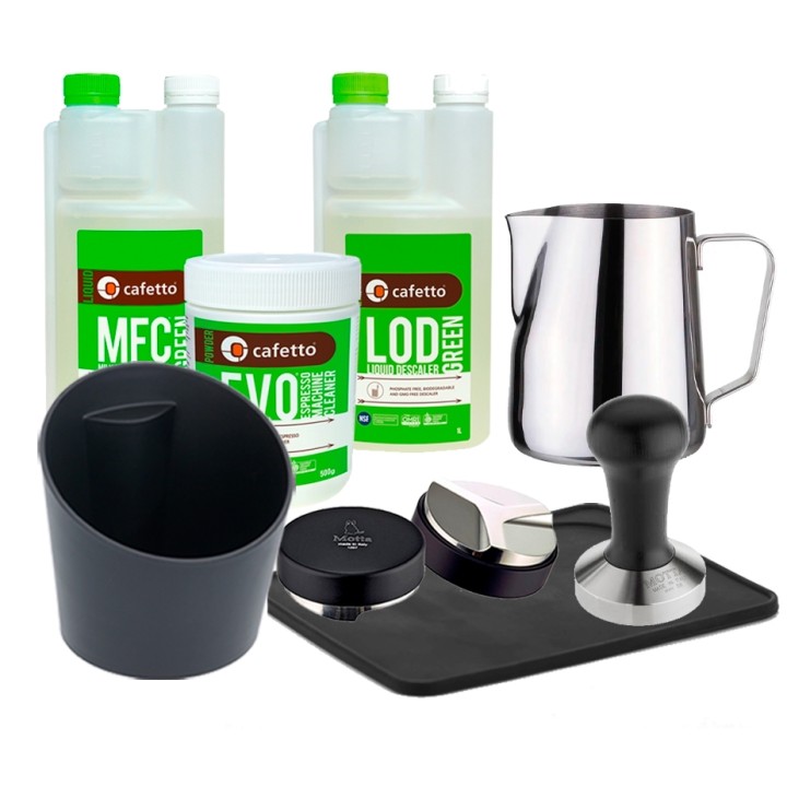 Barista package including care package