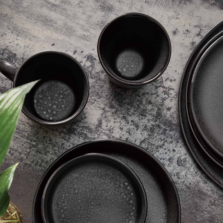 Aida RAW Mug 30 cl 6 pcs Titanium Black