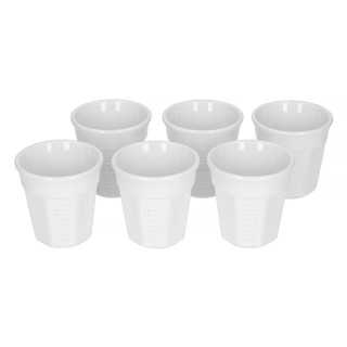 Bialetti Bicchierini espresso cups 6 pcs white