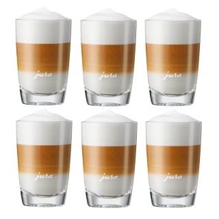 Jura Latte Macchiato Glass 22 cl 6 pcs