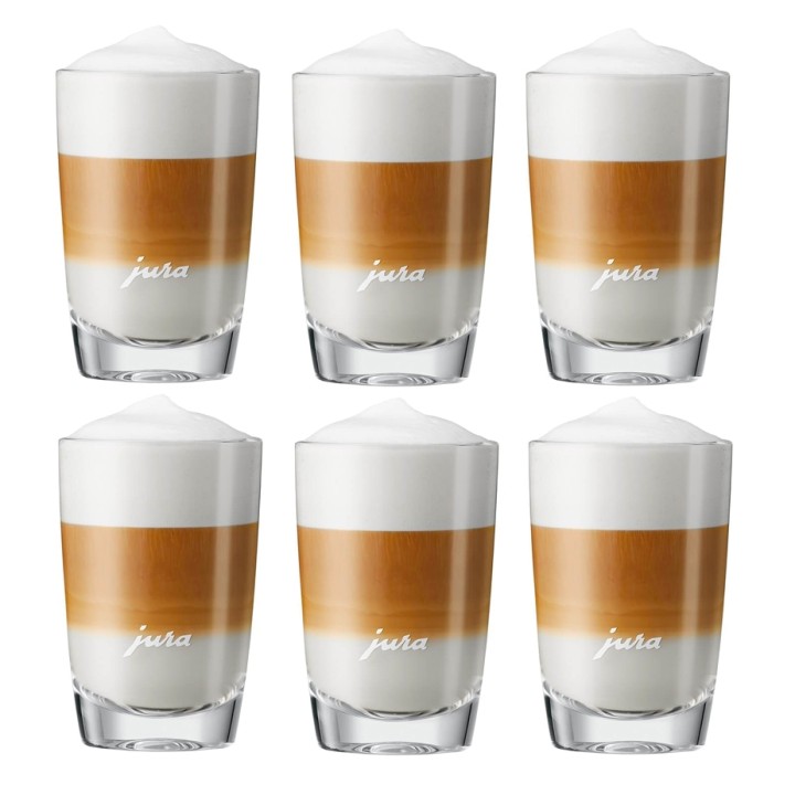 Jura Latte Macchiato Glass 22 cl 6 pcs