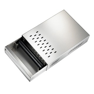 House of Barista Knockbox with drawer Stainless Steel 35 x 25 cm