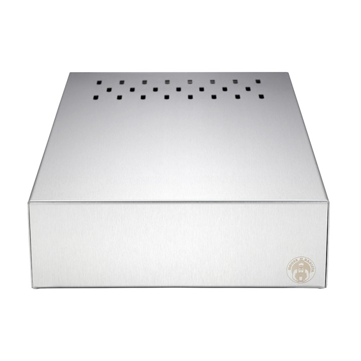 House of Barista Knockbox with drawer Stainless Steel 35 x 25 cm