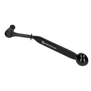 Rhino cleaning brush with scoop for group head