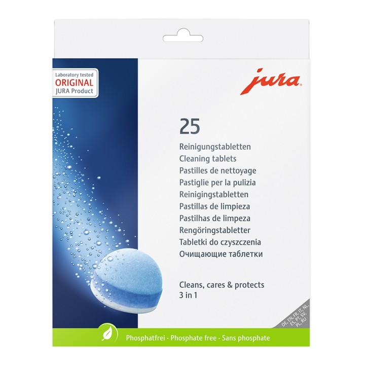 Jura 3-Phase Cleaning Tablets 25 pcs