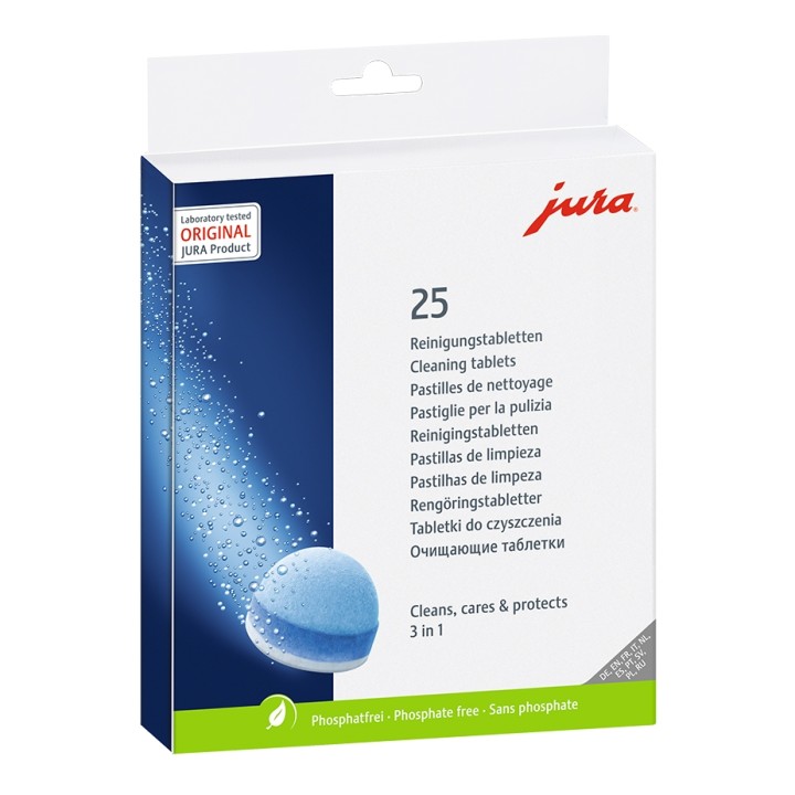 Jura 3-Phase Cleaning Tablets 25 pcs