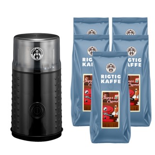 House of Barista Electric Coffee Grinder Incl. 5kg Super Crema